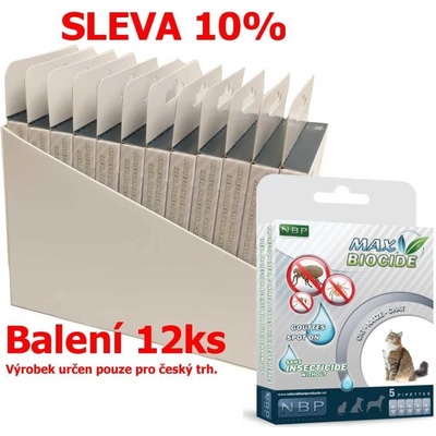 Max Biocide Spot-On Cat antiparazitní kapsle kočka 5 x 1 ml