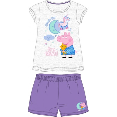 Prasátko Peppa 5204831 šedý melír fialové