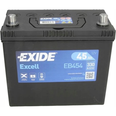 Exide Excell 12V 45Ah 300A EB454