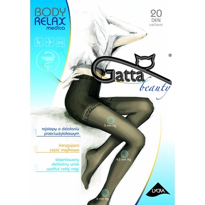 Gatta Body Relax Medica 20 DEN Béžová