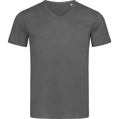 Stedman ben v-neck st9010 / Мъжка тениска с v-образно деколте - шистово сива s (st9010slgs)