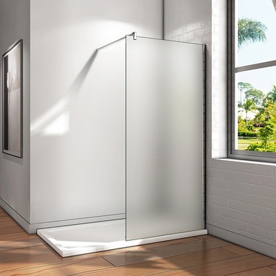 H K FORCE FROSTED F1 110 WALK IN, neprůhledné sklo, 108-110x 200, 10mm SE- FORCE FORSTED F1 110SET