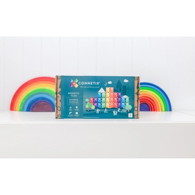 Connetix Rainbow Rectangle 18 ks