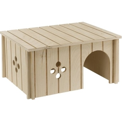 Ferplast SIN dřevěný domeček pro drobná zvířata L 34,5 x 24 x 16,5 cm