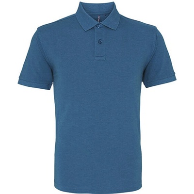 Asquith & Fox pánske polo tričko AQ010 Teal Heather