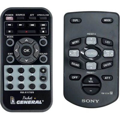 GENERAL Sony rm-x114 - дистанционно управление дубликат (rm-x114)