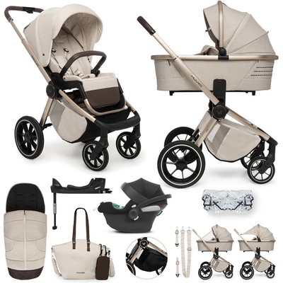 MUUVO kombinovaný Quick Boho Brown set 2v1 + CYBEX Aton B2 i-Size + základňa 2024