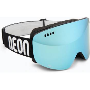 Neon Скиорска маска Neon Light black/white/mirror acciaio