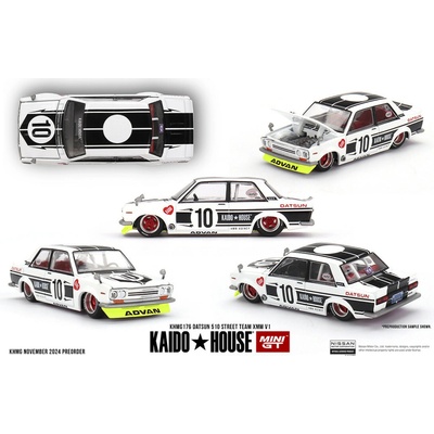 MINI GT Datsun 510 Street Team XMM V1 1:64