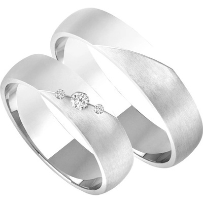 Zlaté snubní prsteny SP-211