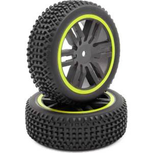 FUNTEK Гуми с джанти предни Funtek Front complete tyres (x2) - Yellow FTK-21106 (FTK-21106)