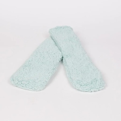 Дамски пухкави чорапи в цвят мента