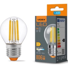 Videx LED žiarovka 6W Filament Teplá biela E27