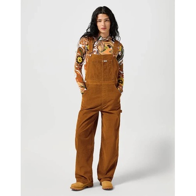 WRANGLER Straight Leg Bib overall - Brown (Monks Robe)