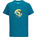 Trollkids Детска спортна тениска Trollkids Kid's Sognefjord T-Shirt Sport shirt - Atlantic Blue - размер 128 (EU) (704-3772-0116)