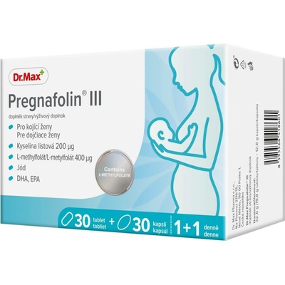 Dr. Max Pregnafolin III 30 tablet + 30 kapslí