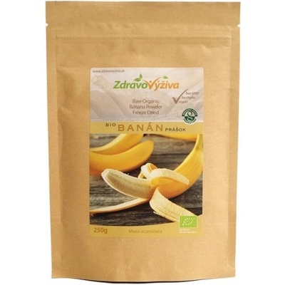 Zdravovýživa bio Banán prášok sušený mrazom 250 g