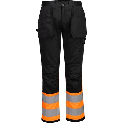 Portwest HI-VIS WX2 CD858 / Мъжки Hi-VIS панталон - оранжев/черен UK 34/EU 50 (CD858OBR34)