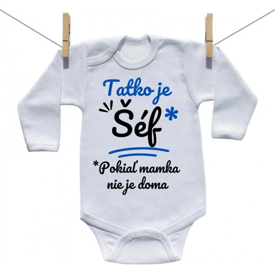 Boodyy Body s dlhým rukávom Tatko je šéf