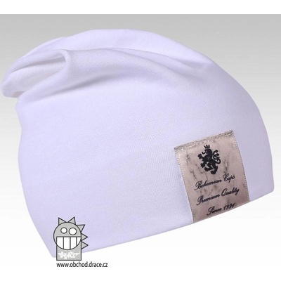 Pastels double set čepice a nákrčníku vzor 03 bílá