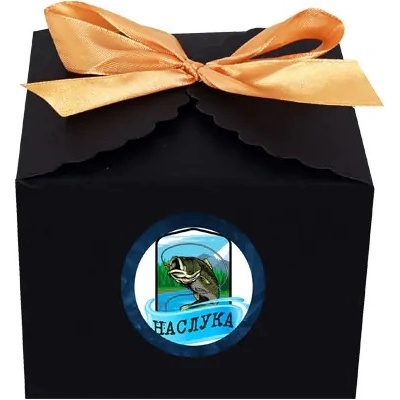 Подаръчен комплект за рибар - Наслука с метално канче и запалка (К102211-2)