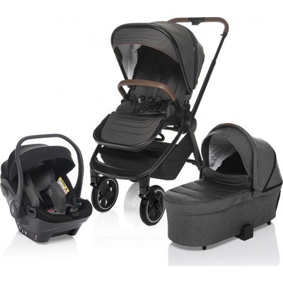 ZOPA Set Move Cross + korba XL + autosedačka 2024 Rocky Grey/Black