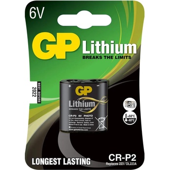 Image 1 of GP Batteries Фото литиева батерия gp cr-p2, 6v (gp-bl-crp2-u1)