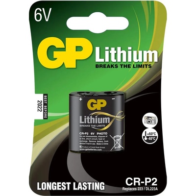 GP Batteries Фото литиева батерия gp cr-p2, 6v (gp-bl-crp2-u1)