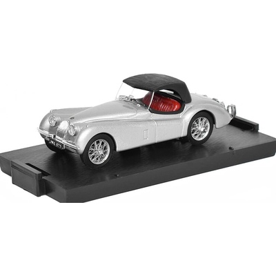 Jaguar XK 120 3.5 Spider Closed 1948 šedá metalíza Brumm 1:43