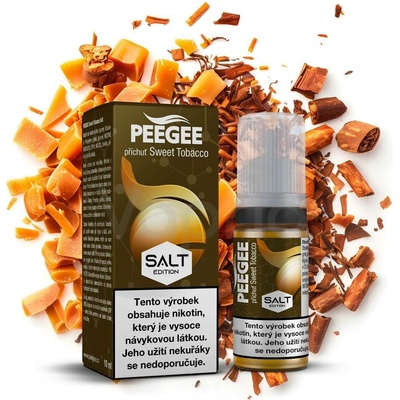 PEEGEE Salt Sladký tabák 10 ml 10 mg