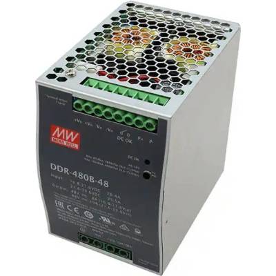 MeanWell DDR-480B-48, DC/DC menič, 48V, 10A, 480W, DIN