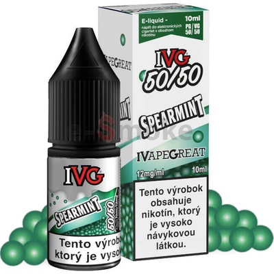 IVG 50/50 Spearmint 10 ml 12 mg