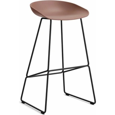 Hay AAS 38 High black powder coated steel / soft brick