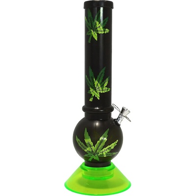 KRCZ Bong akryl List zelený plast 34 cm
