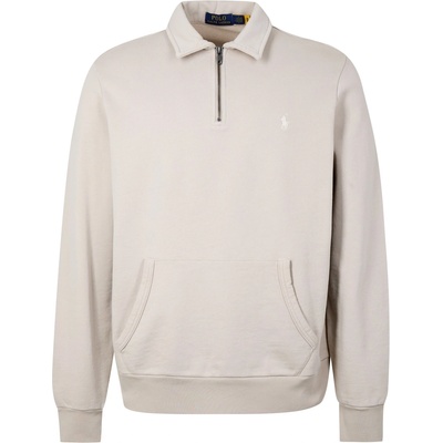 Ralph Lauren Блуза Polo Ralph Lauren Loopback Terry Cotton Quarter Zip Sweater - Stoneware Grey