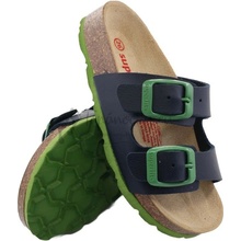 SUPERFIT Detské ortopedické šľapky 1-800111-8210 modro zelená