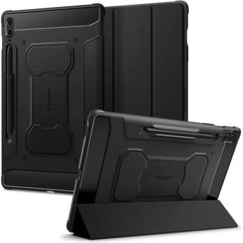 Spigen Противоударен Калъф за SAMSUNG Tab S9 FE Plus, SPIGEN Rugged Armor PRO Case, Черен (ACS06856)