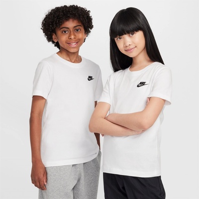 Детска тениска Nike Futura T Shirt Junior Boys - White