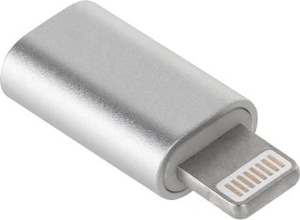 Redukce Micro USB - Lightning Silver