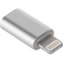 Redukce Micro USB - Lightning Silver