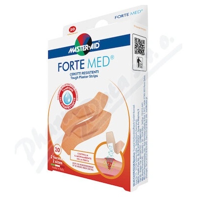 FORTE MED Náplasti pevné vodoodolné 20 ks 2vel.