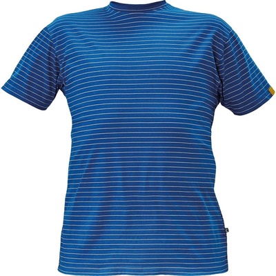Cerva antistatické tričko s krátkym rukávom Noyo ESD kráľovské modré