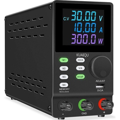 Laboratorní zdroj KUAIQU SPPS3010D 0-30V/0-10A, programovatelný