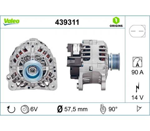 Alternátor VALEO 439311
