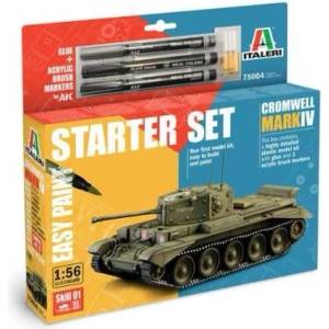 Italeri Модел Комплект танк 75004 - Кромвел Mk. IV (1: 56) (33-75004)
