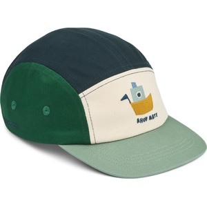 LIEWOOD Детска шапка с козирка LIEWOOD Kid's Rory Printed Cap - Blue Fog Multi Mix - размер 49 cm (904-5591-0211)