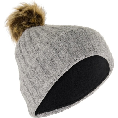 P. A. C P. A. C. Дамска зимна шапка (beanie) P. A. C. Women's Jona Pompom Beanie - Grey - размер One Size (904-5154-0311)