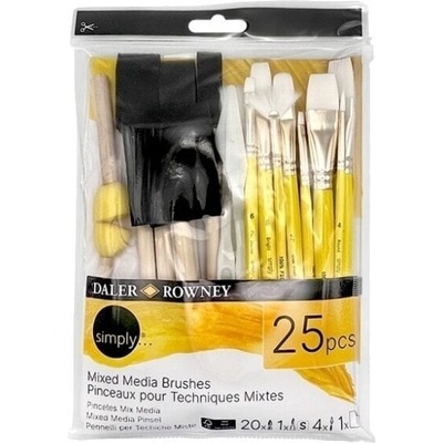 Daler-Rowney Simply Комплект четки 25 бр (216750025)