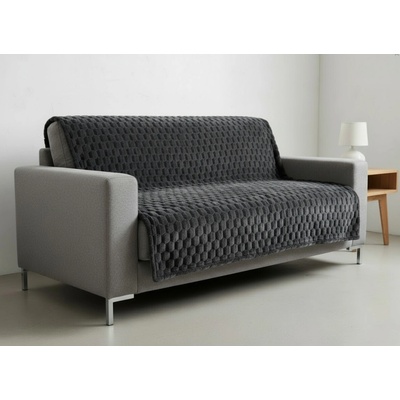 Mybesthome Přehoz na sedačku - pohovku FLANELA šedá 170x210 cm – Zboží Dáma