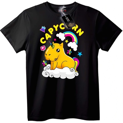 NOONEBRAND Тениска Capycorn - 3XL, Black